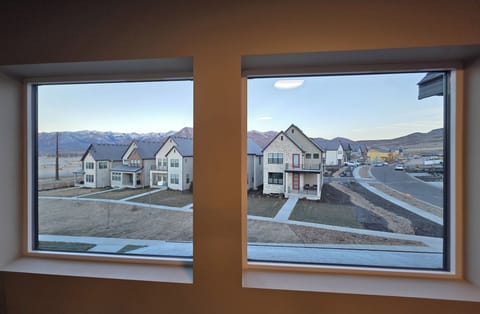 Window @ upstairs landing area.