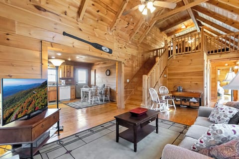 Living Room, Kitchen, and Loft Above