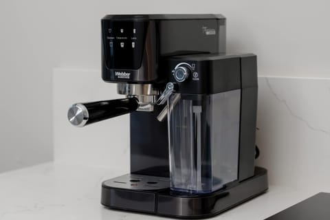 Professional coffee machine setup, perfect for daily coffee moments at home.