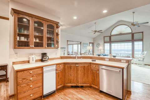 Kitchen Sink Looking to the View