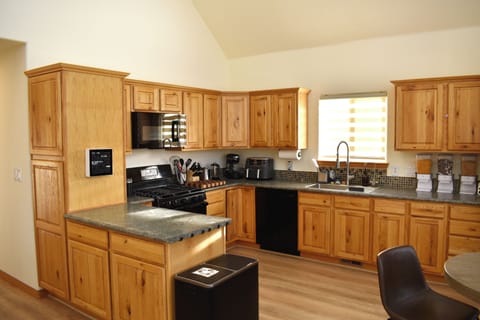 2nd floor – Full kitchen – new stove, microwave, and dishwasher.