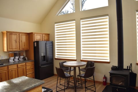 2nd floor – Full kitchen – new large refrigerator.
