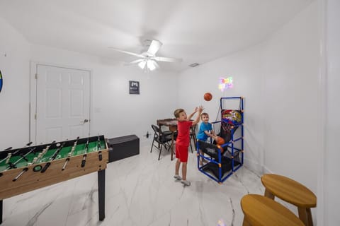 Game room fun for kids and families.