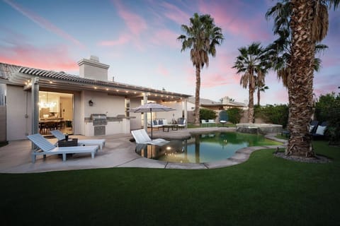 Private backyard and Spa with heating options available