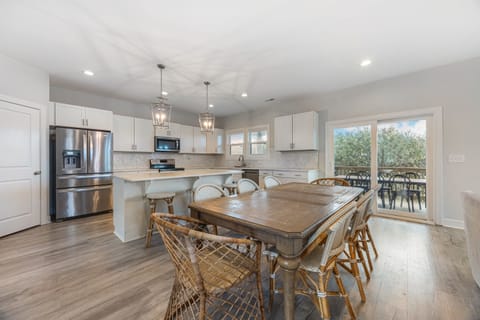 Bright, airy space perfect for family meals