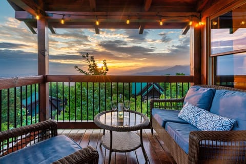 Covered deck seating for all weather