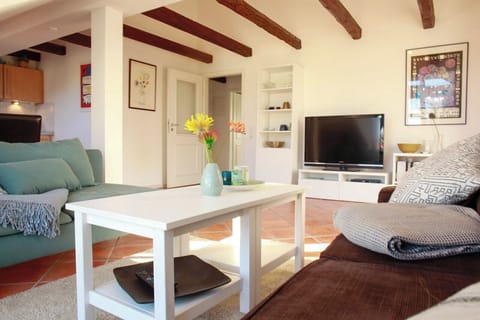 Enjoy relaxing hours in this stylish living room with modern decor.