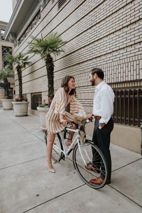 Explore the neighborhood on our complimentary bicycles, perfect for a leisurely ride with a touch of vintage charm.