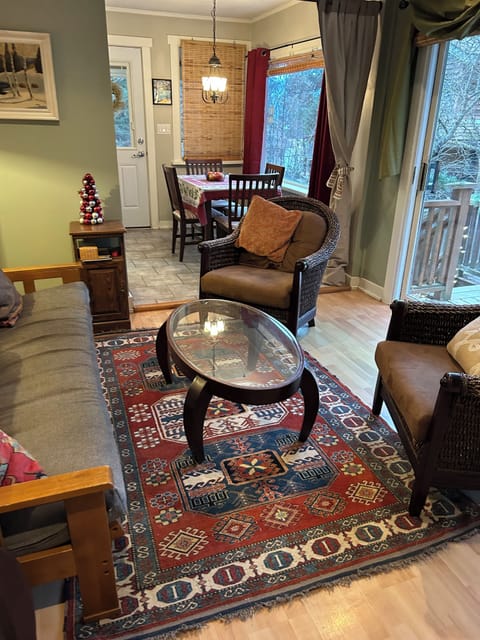 Living and Dining areas.