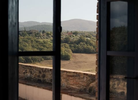 Rooftop Vista of the Rolling Tuscan Hills