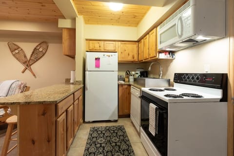 Fully stocked kitchen