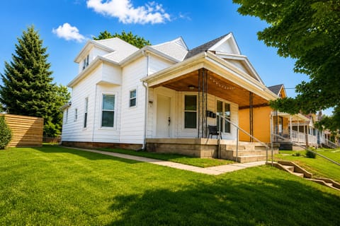 Charming home in Indianapolis! Enjoy our inviting front porch and easy street access. Located in a friendly neighborhood, this house is your comfortable and convenient base for exploring all that Indy has to offer!