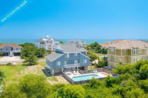 Rear Exterior and Private Pool