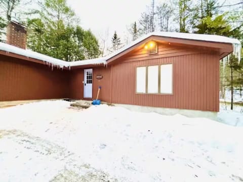 Ample blacktop parking for several cars. 