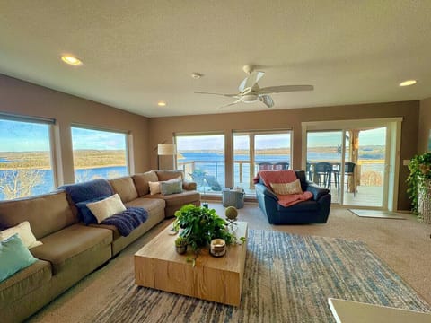 Living Room Lake Views