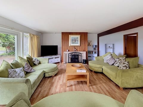 Furniture, Interior Design, Flooring, Floor, Couch, Ceiling, Room, Wood, Living Room, Lighting