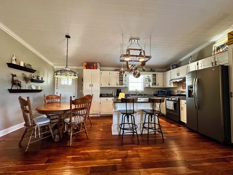 Kitchen and dining area