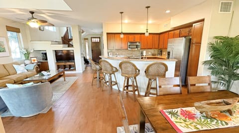 Dining and living room