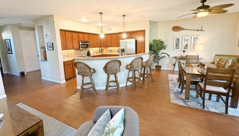 Dining and living room