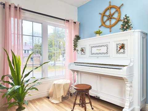 Sunlit Piano Room