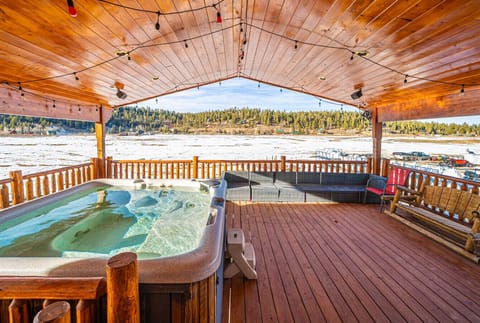 Deck with Hot Tub