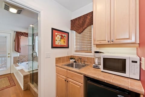 Primary Kitchenette with access to the Bathroom
