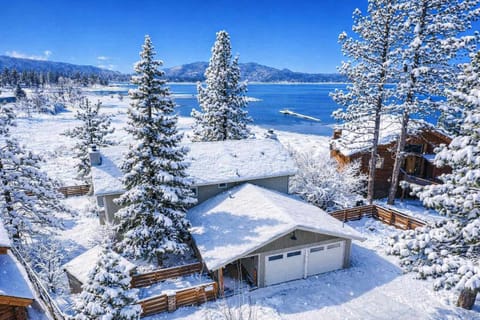 Aerial Photo with Snow