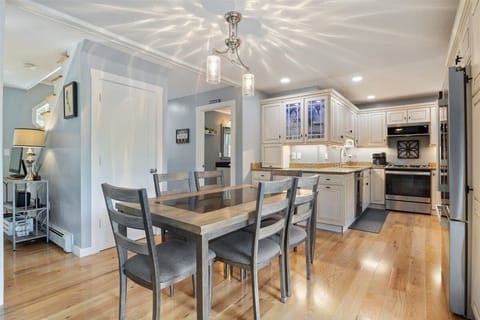 Open-concept main level.