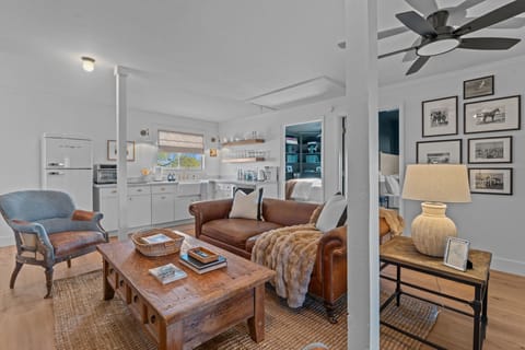 The heart of the Bunkhouse - a cozy western-inspired living room