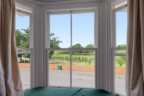River views form the bedroom
