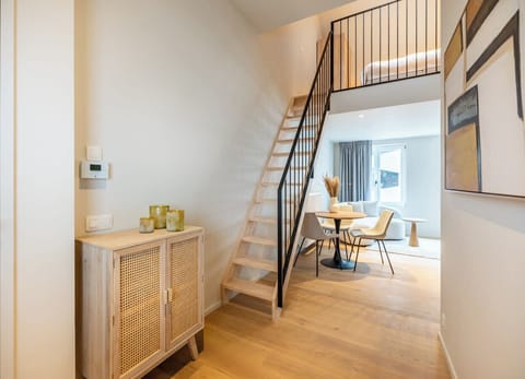 Studio with mezzanine