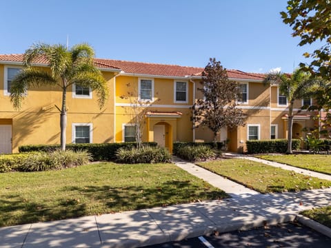 Bright and spacious exterior with lush green landscaping