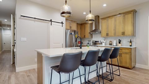 Dining and kitchen area