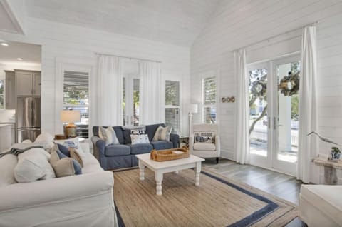 Living room with sofa sleeper