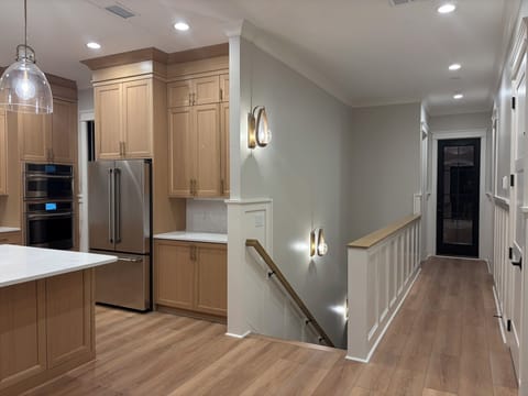 Hallway and Stairway on second floor. 