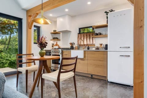 Kitchen and dining area