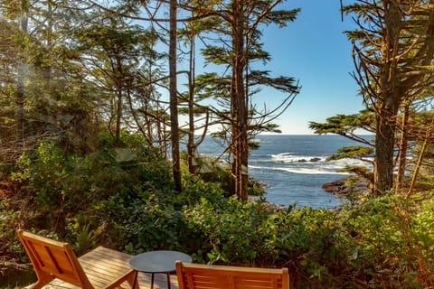 Private ocean view deck
