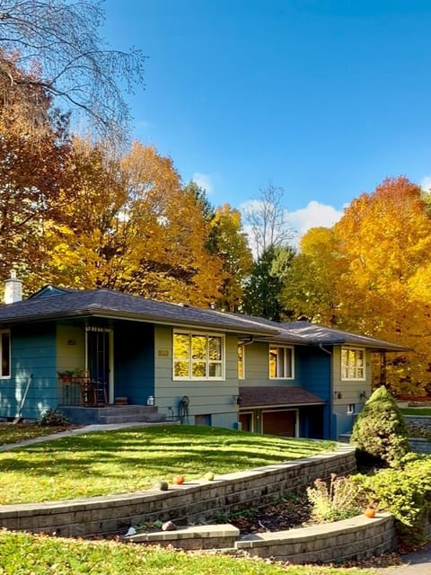 Front view of the duplex