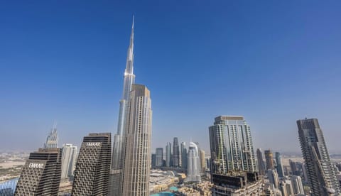 Burj Khalifa View from the Balcony