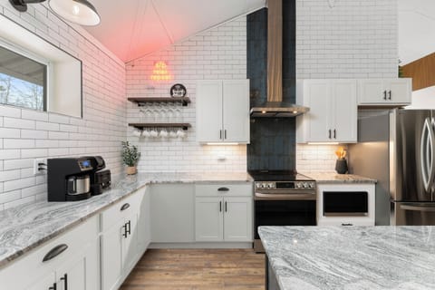 Plenty of space for lots of cooks in the kitchen.