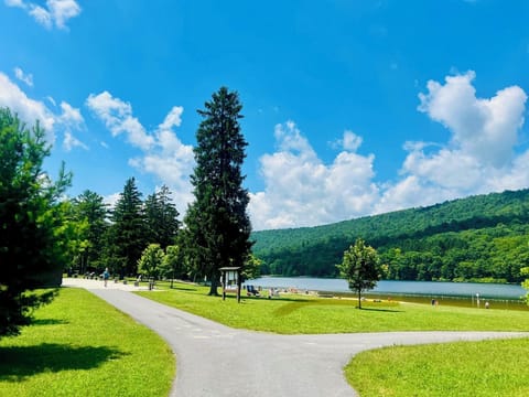 2-min drive to Cowans Gap State Park with lake, trails, kayaking & swimming