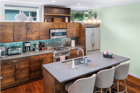 Whip up delicious meals in our fully equipped kitchen.