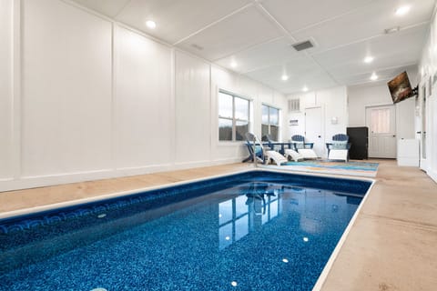 Enjoy your own private pool with a large smart TV.