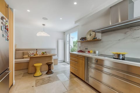 Kitchen and dining area