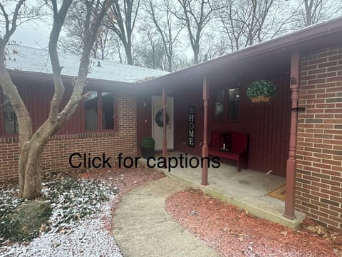 No steps inside the house.