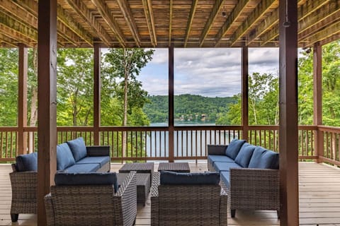 View from the lower deck