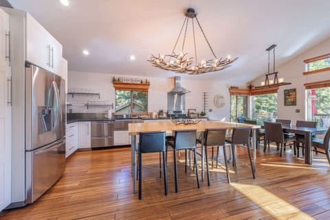 Stainless Steel Fridge with filtered Water & Ice
