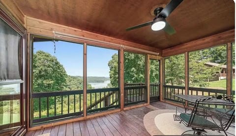 Lake view from Master bedroom porch.