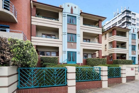 FRONT: Mandalay is an iconic Art Deco building that sits on The Esplanade in St.Kilda. The apartment is the top left side apartment on the second floor.