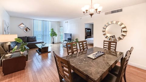 Dining room and living room